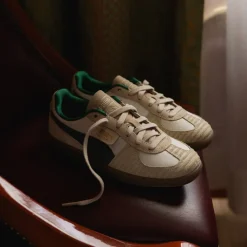 Puma Sneakers En Cuir|Baskets Décontractées Terrace*x Asphaltgold Palermo *Sedia* Alpine Snow / Mineral Grey