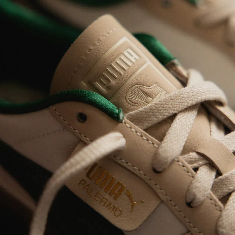 Puma Sneakers En Cuir|Baskets Décontractées Terrace*x Asphaltgold Palermo *Sedia* Alpine Snow / Mineral Grey