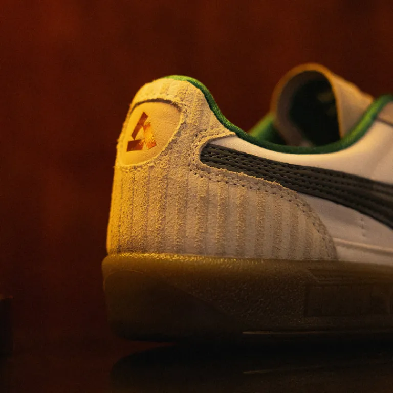 Puma Sneakers En Cuir|Baskets Décontractées Terrace*x Asphaltgold Palermo *Sedia* Alpine Snow / Mineral Grey