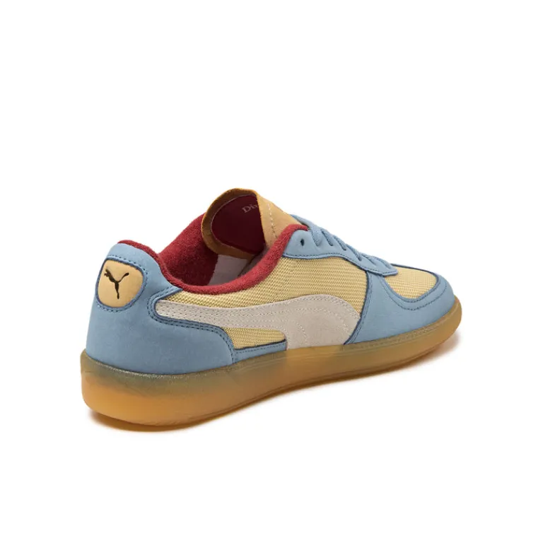 Puma Sneakers En Cuir|Baskets Décontractées Terrace*x Asphaltgold Palermo *Scopa* Chamomile / Zen Blue