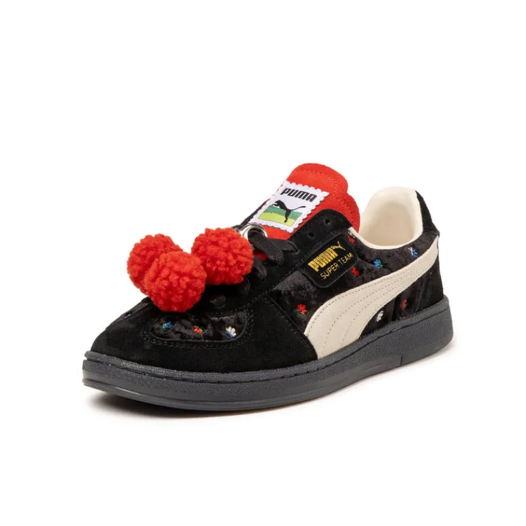 Puma Sneakers En Cuir|Baskets Décontractées Terrace*x Black Forest Super Team Velvet *Bollenhut* Puma Black / For All Time Red