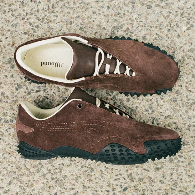 Puma Sneakers En Cuir*x JJJJound Mostro Dark Chocolate