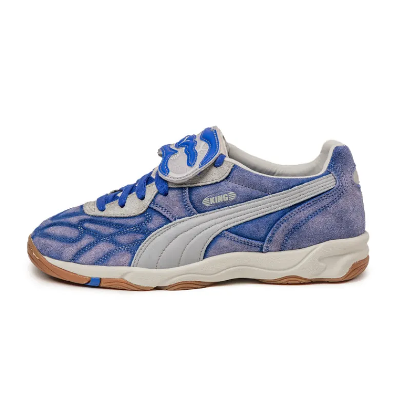 Puma Sneakers En Cuir|Baskets Décontractées Terrace*x Kidsuper King Indoor Dart Blue / Gray Fog
