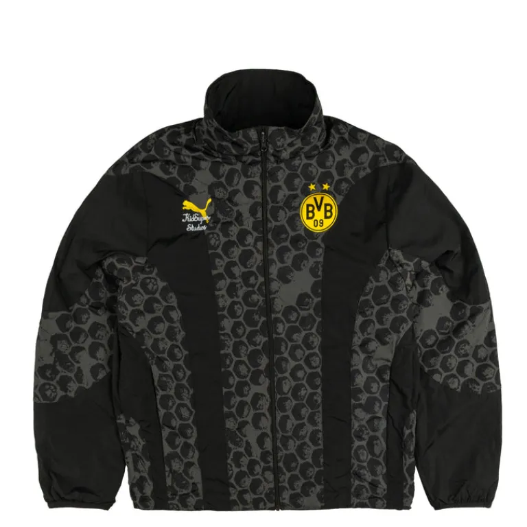 Puma Gilets*x KidSuper Studios Borussia Dortmund Reversible Jacket Puma Black / Faster Yellow