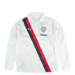Puma T-Shirts*x KidSuper Studios Manchester City FC LS Retro Shirt Puma White / Puma Black