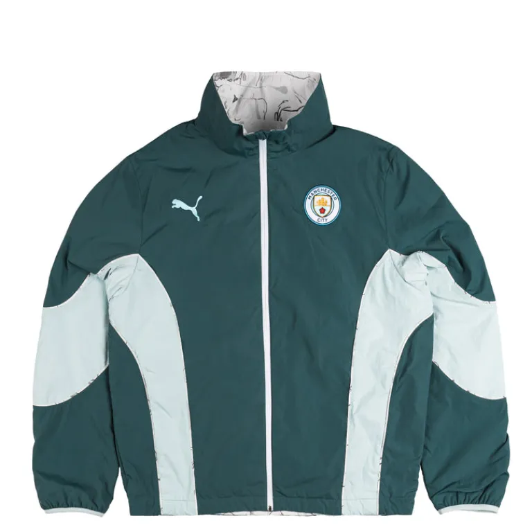 Puma Gilets*x KidSuper Studios Manchester City FC Reversible Jacket Gray Skies / Team Light Blue