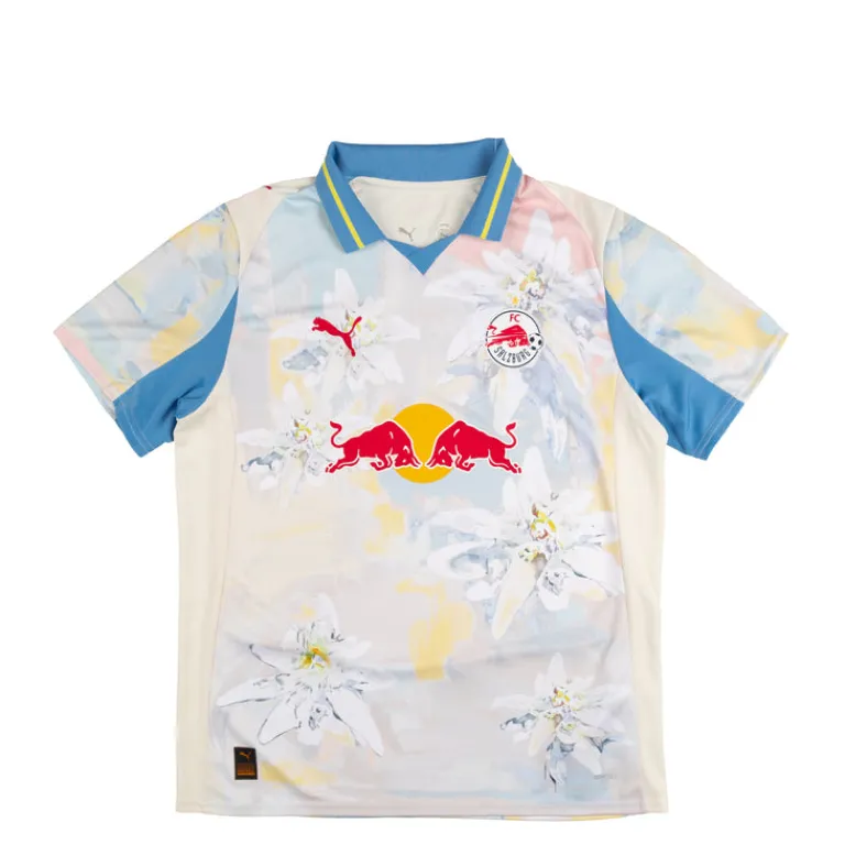 Puma T-Shirts*x KidSuper Studios Red Bull Salzburg Jersey Replica Frosted Ivory / Puma Red