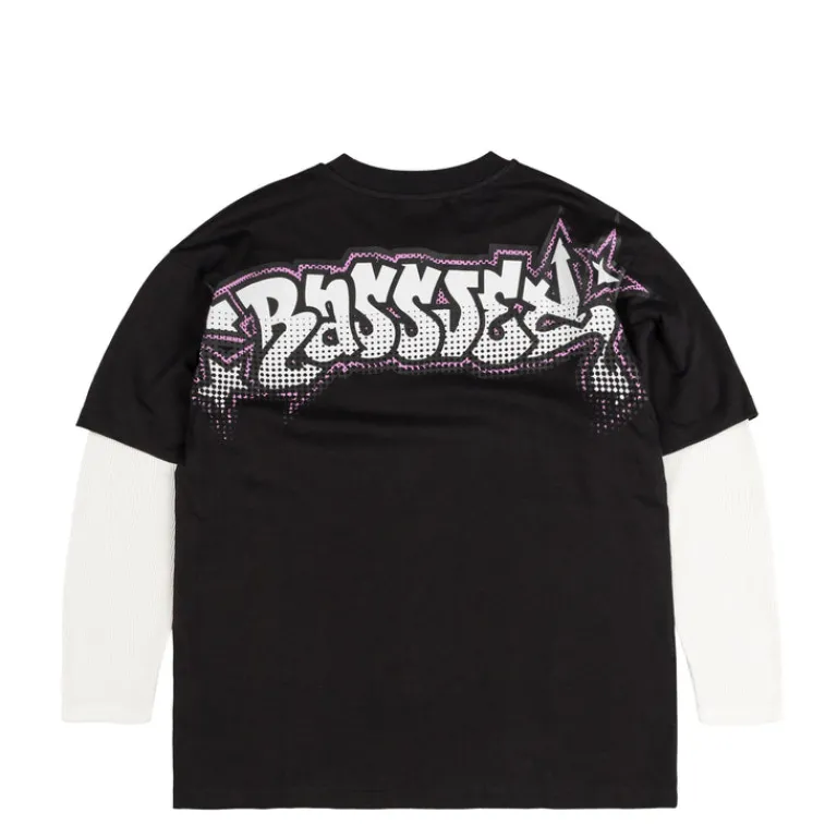 Rassvet T-Shirts*Buff Double Sleeve Knit Black