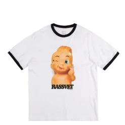 Rassvet T-Shirts*Merci Ringer T-Shirt Knit White
