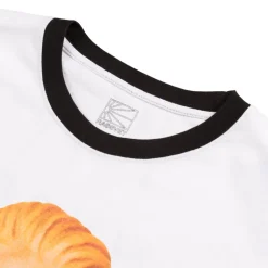 Rassvet T-Shirts*Merci Ringer T-Shirt Knit White