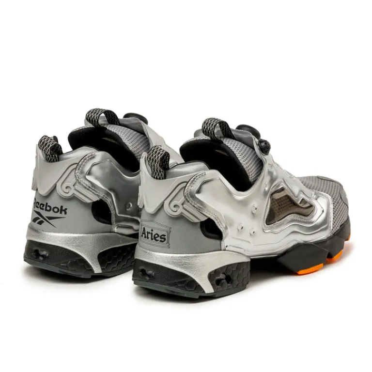 Reebok Chaussures De Running Retro*x Aries Instapump Fury 94 Silver / Black / Orange / Grey