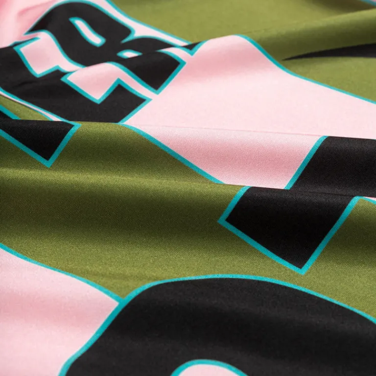 Reebok T-Shirts*x Botter Reverse Soccer Tee Striped Pink / Grey