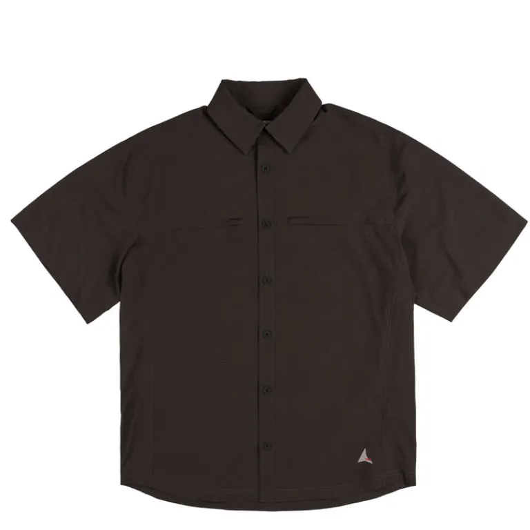 ROA Chemises*Dot Air Shirt Dark Brown