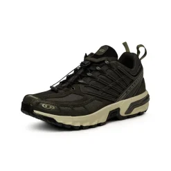 Salomon Sneakers En Cuir|Baskets D'Extérieur*ACS Pro Leather Peat / Deep Lichen Green / Green Haze