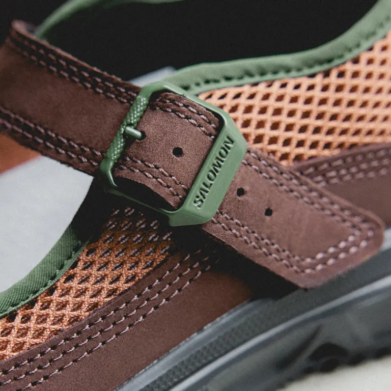 Salomon Sneakers En Cuir|Ballerinas*RX Marie-Jeanne Russet / Black / Roasted Clay