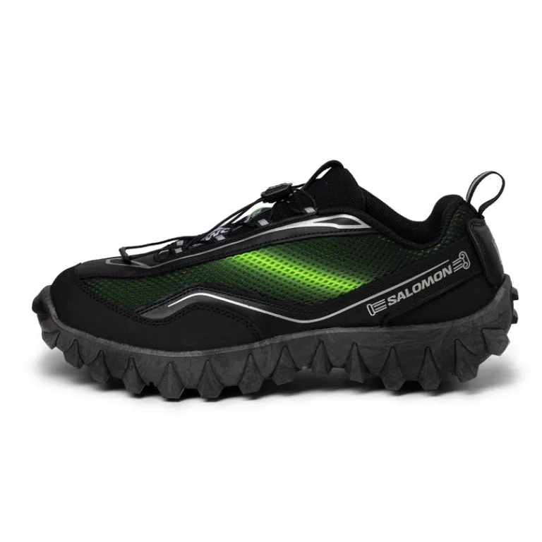 Salomon Sneakers En Cuir|Baskets D'Extérieur*x Aries Snowclog Black / Green Gecko / Footwear Silver