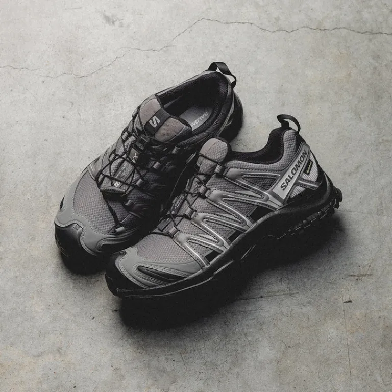 Salomon Sneakers Imperméables|Sneakers Végétaliens*XA Pro 3D GTX Pewter / Black / Silver Cloud