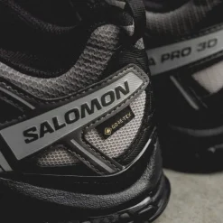 Salomon Sneakers Imperméables|Sneakers Végétaliens*XA Pro 3D GTX Pewter / Black / Silver Cloud