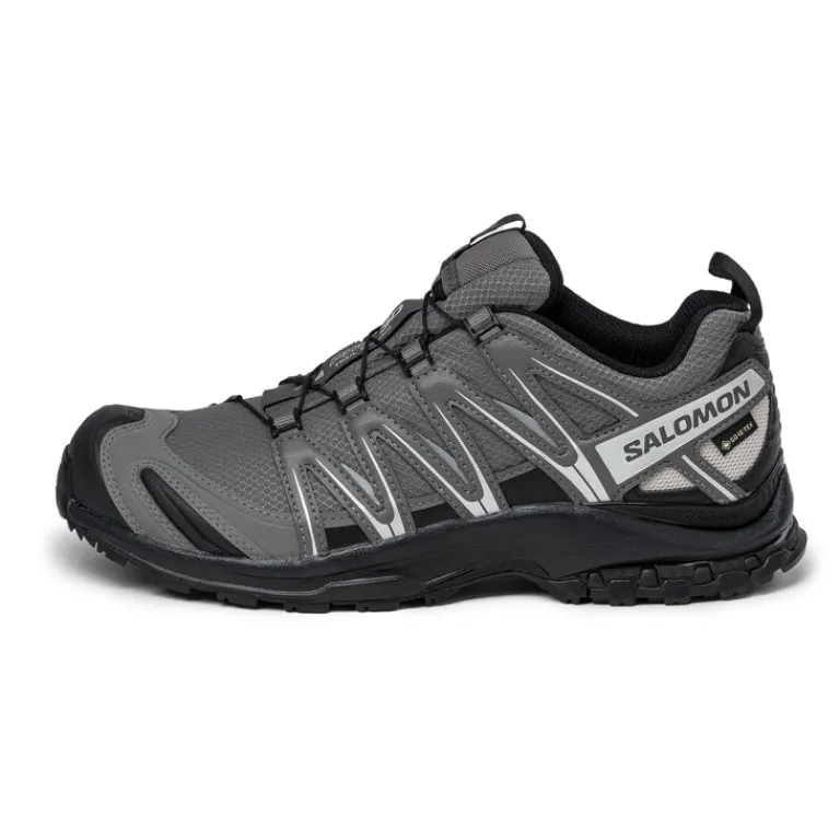 Salomon Sneakers Imperméables|Sneakers Végétaliens*XA Pro 3D GTX Pewter / Black / Silver Cloud