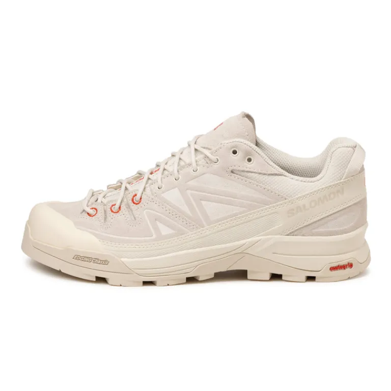 Salomon Sneakers En Cuir|Baskets D'Extérieur*X-Alp Panhui Vanilla Ice / Rainy Day / Fiery Red
