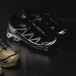 Salomon Sneakers Végétaliens*XT-6 GTX Black / Black / Footwear Silver