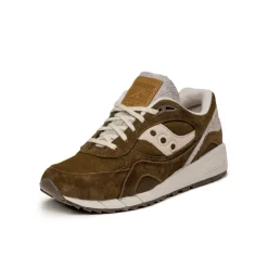 Saucony Sneakers En Cuir|Chaussures De Running Retro*Shadow 6000 Premium Brown / Moon