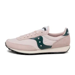 Saucony Sneakers En Cuir|Chaussures De Running Retro*Trainer 80 Pink / Green
