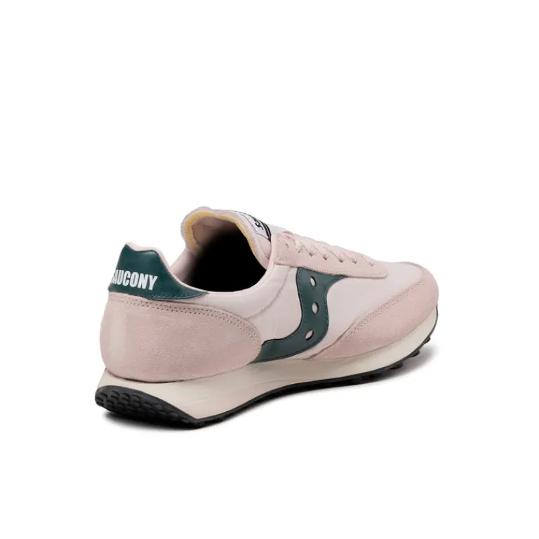 Saucony Sneakers En Cuir|Chaussures De Running Retro*Trainer 80 Pink / Green