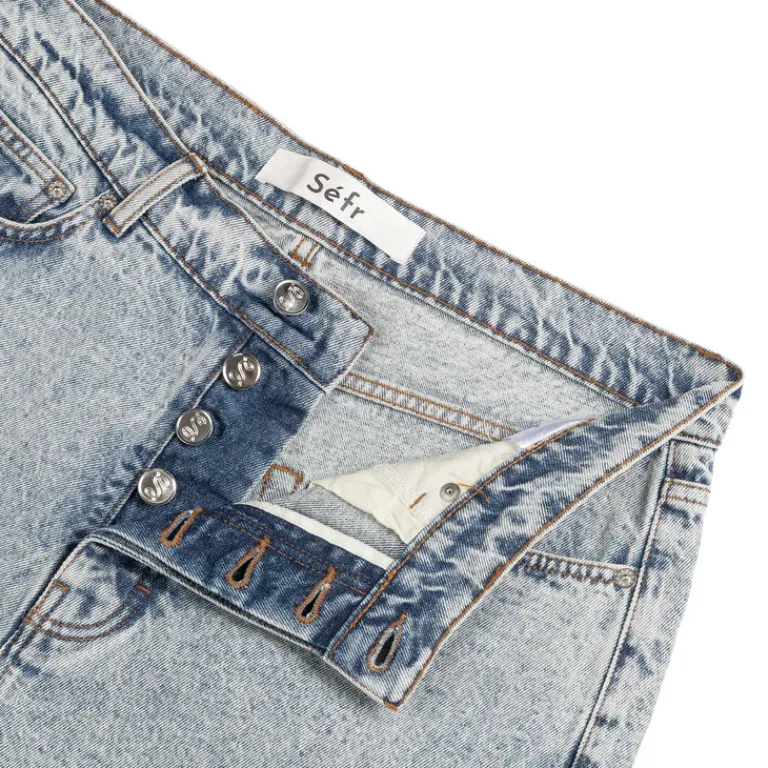 Sefr Pantalons*Classic Cut Jeans New Stone Wash