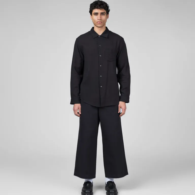 Sefr Chemises*Leo Shirt Light Black