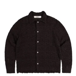 Sefr Tricot*Myles Overshirt Heavy Roast Knit