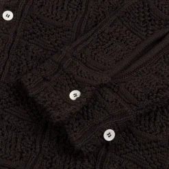 Sefr Tricot*Myles Overshirt Heavy Roast Knit