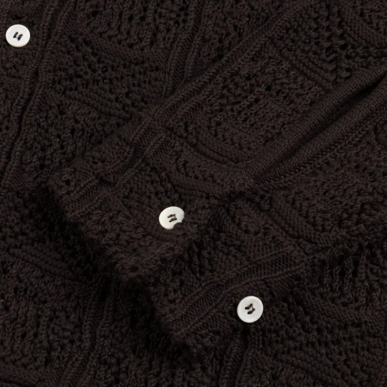 Sefr Tricot*Myles Overshirt Heavy Roast Knit