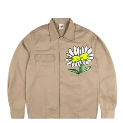 Sky High Farm Universe Chemises*Daisy Workshirt Woven Sand