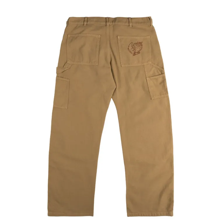 Sky High Farm Universe Pantalons*SH4U Double Knee Pants Dark Beige