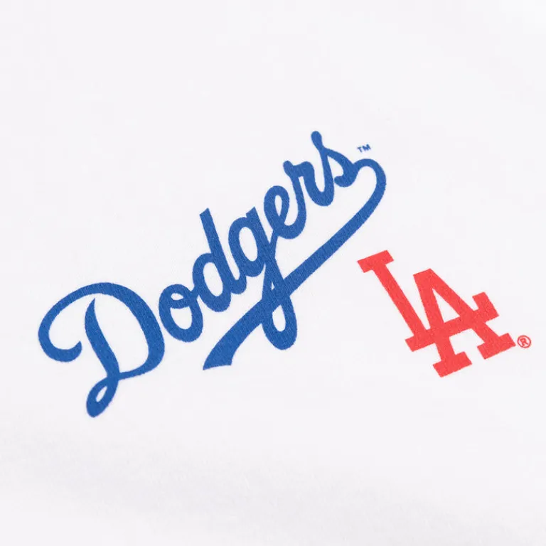 Sporty & Rich Pullover*Dodgers Serif Crewneck White