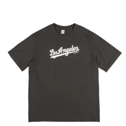 Sporty & Rich T-Shirts*Dodgers T-Shirt Faded Black