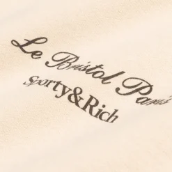 Sporty & Rich Sweats À Capuche*Faubourg Hoodie Cream Chocolate