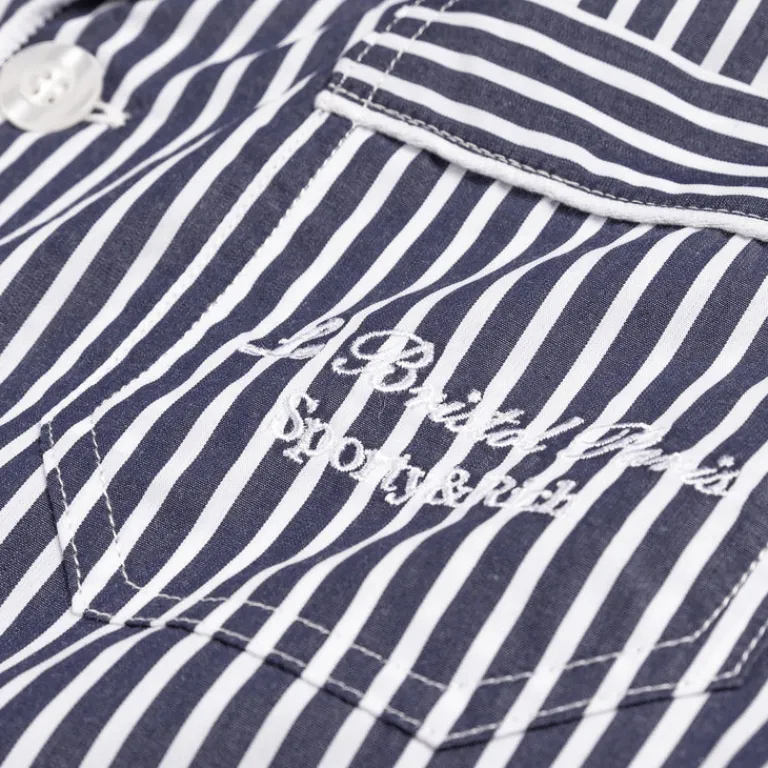 Sporty & Rich Pyjamas & Sous-Vêtements*Faubourg Pyjama Top Navy / White
