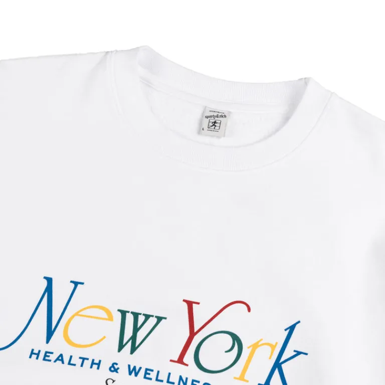 Sporty & Rich Pullover*NY 94 Crewneck White