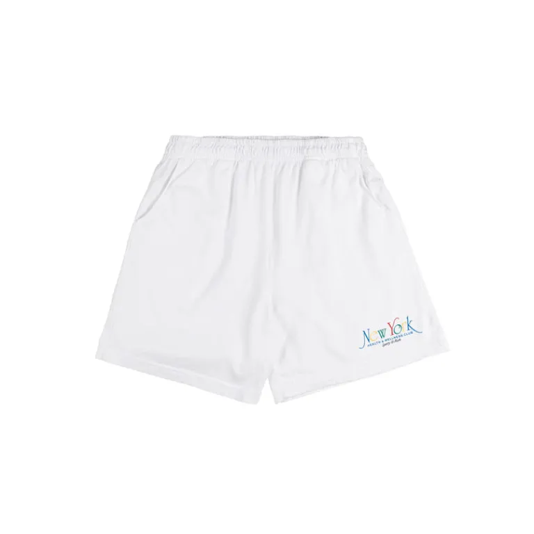 Sporty & Rich Shorts*NY 94 Gym Short White