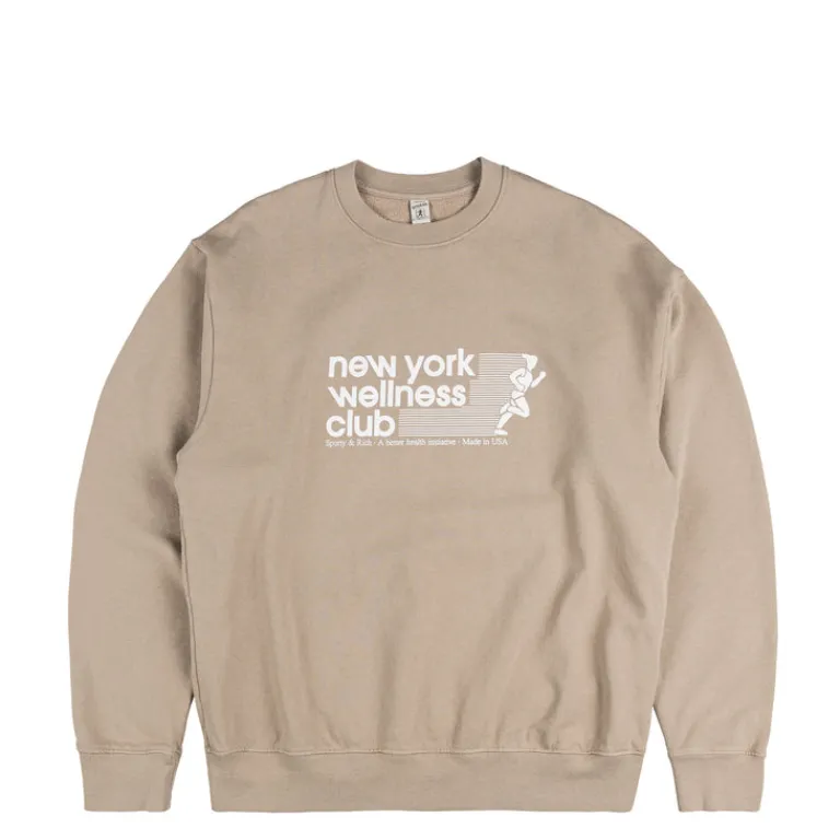 Sporty & Rich Pullover*USA Wellness Club Crewneck Elephant