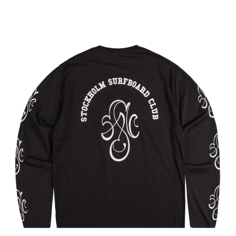 Stockholm Surfboard Club T-Shirts*Greg Longsleeve Black