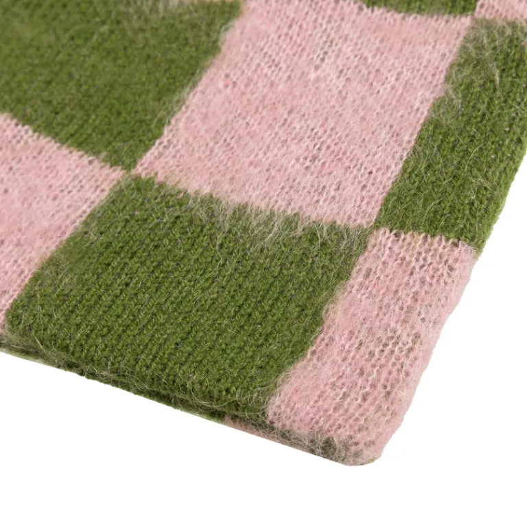 Stockholm Surfboard Club Alle Anzeigen|Beanies*Gas Reversible Beanie Green / Pink / Check