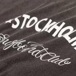 Stockholm Surfboard Club T-Shirts*Box Tee Sign Black