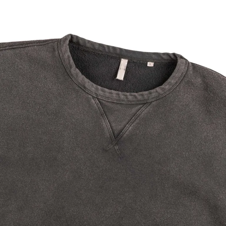 Sunflower Pullover*Crew Sweat Antracite Washed