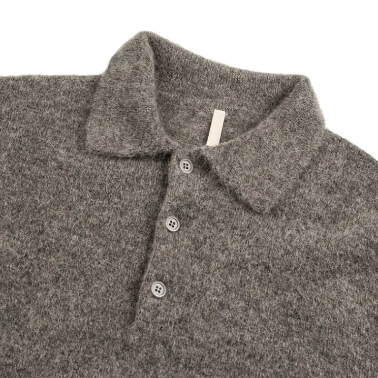 Sunflower T-Shirts*Mohair Polo Grey Melange