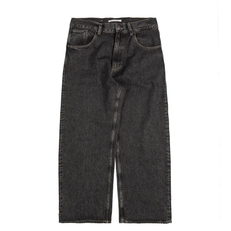Sunflower Pantalons*Super Wide Jeans Black Stone