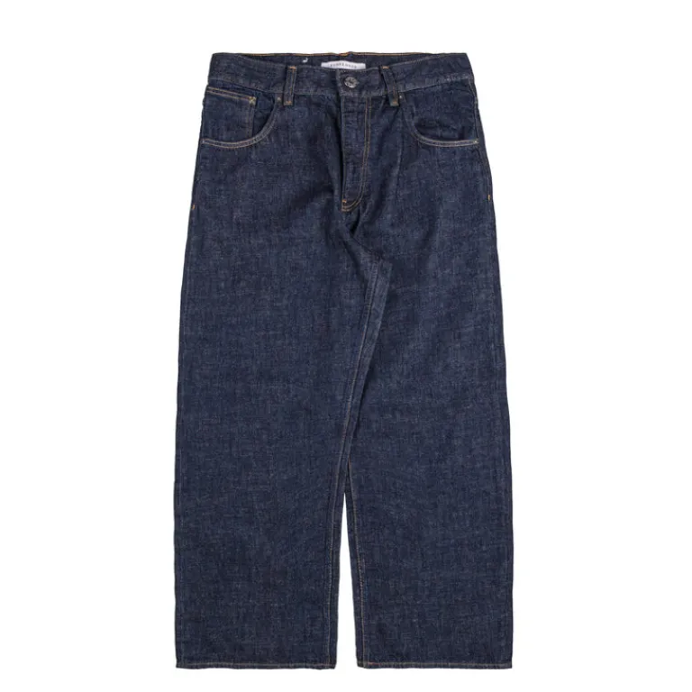 Sunflower Pantalons*Super Wide Jeans Simple Rinse Blue