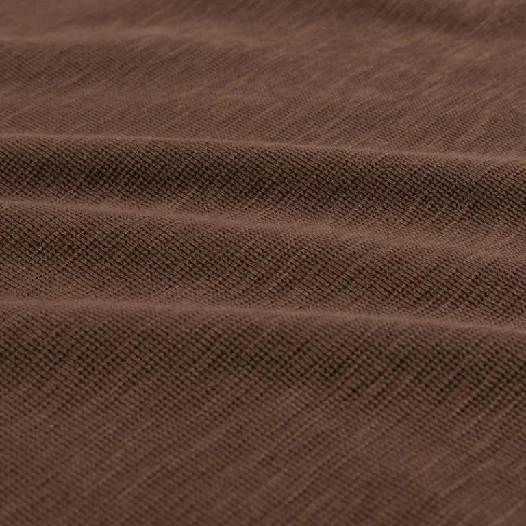Sunflower T-Shirts*Waffle Tee LS Brown